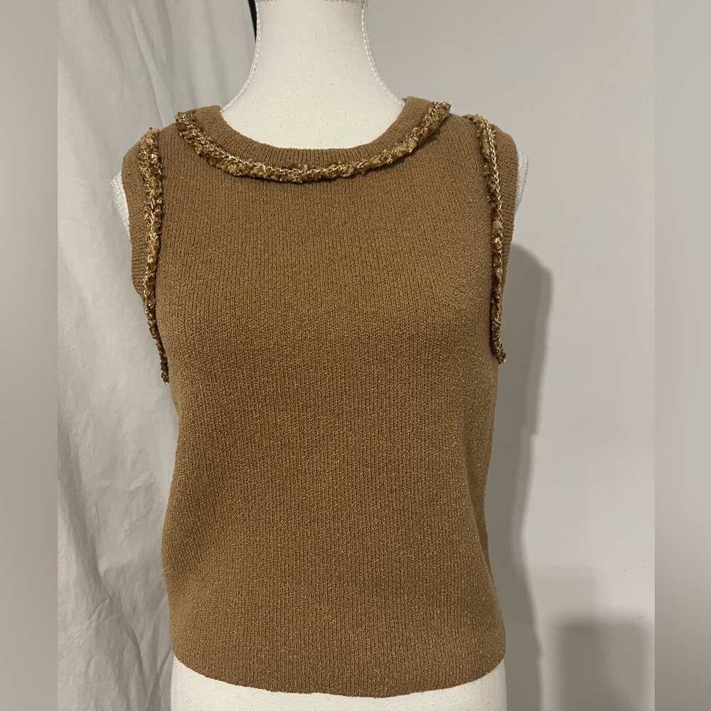 Endless Rose Tan Knit Top